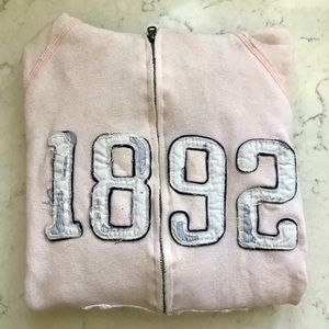 AF light pink zip up